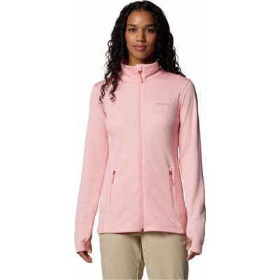 Columbia W Park View Grid Fleece Full Zip ružová