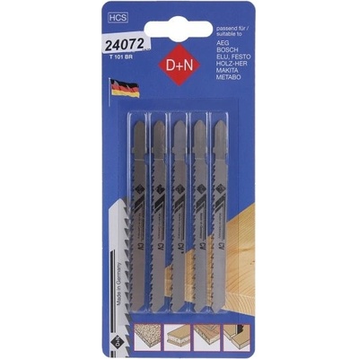 Levior Plátky do přímočaré pily HCS 75/1. 45mm 5ks 32625