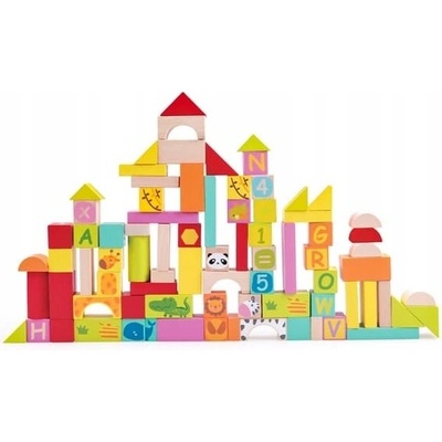 Classic World Kostky barevné 100ks v kyblíku