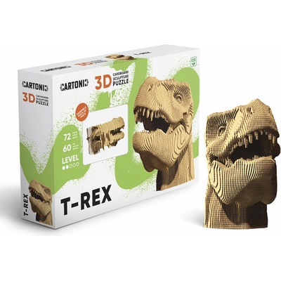 Cartonic 3D PUZZLE T-REX CARTREX 72 ks