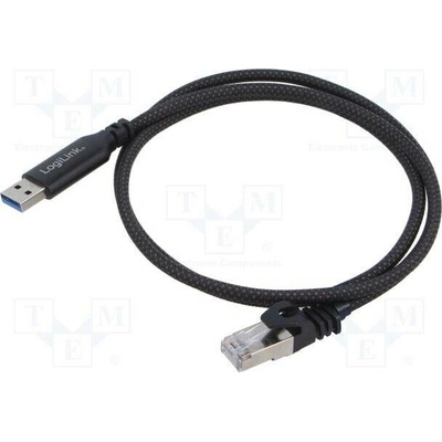 Logilink CU0405 USB 3.0 RJ45 vidlice USB A vidlice niklovaný 7,5m