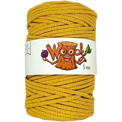 Woody Crafts Woody 5 mm – Hořčicová (50m)