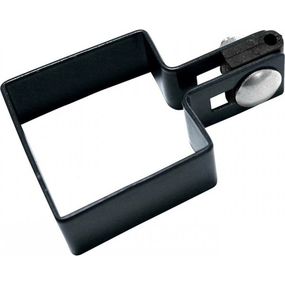 PILECKÝ Objímka plotového panelu PILOFOR pro sloupek PILOFOR poplastovaná koncová 60 x 60 mm černá