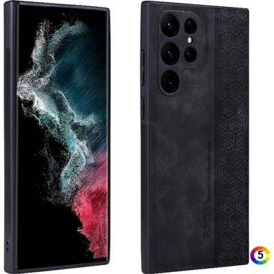 Samsung Galaxy S24 Ultra 5G AZNS Удароустойчив Кожен Калъф и Протектор