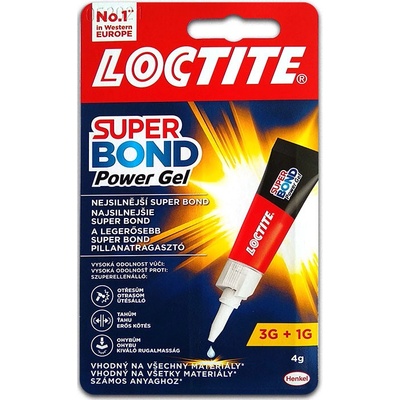 Loctite Super Bond Power Gel 3 g + 1 g