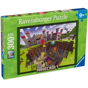 Ravensburger Пъзел Ravensburger от 300 XXL части - Майнкрафт (13334) - baby