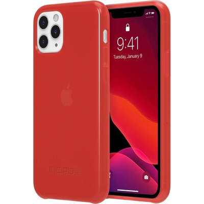 Incipio NGP Pure Case - удароустойчив силиконов (TPU) калъф за iPhone 11 Pro (червен)