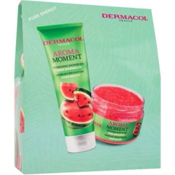 Dermacol Aroma Moment Fresh Watermelon подаръчен комплект: душ гел Свежа диня 250 мл + скраб за тяло Свежа диня 200 г унисекс