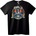 NOONEBRAND Тениска рок и рол байкърски череп - 2XL, Black