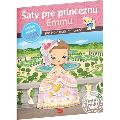 Šaty pre princeznú Emmu kniha samolepiek