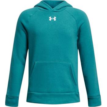 Under Armour Суитшърт с качулка Under Armour UA Rival Fleece Hoodie-BLU 1379792-464 Размер YXS