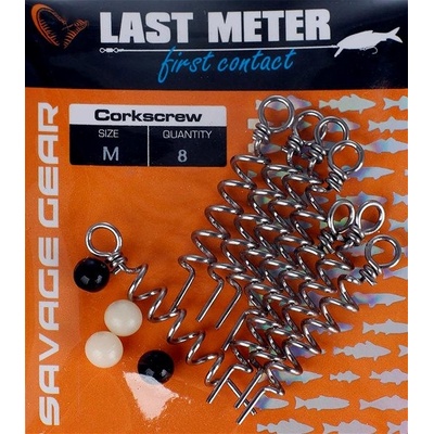 Savage Gear Zavŕtavacie špirály Corkscrew veľ.M 8ks