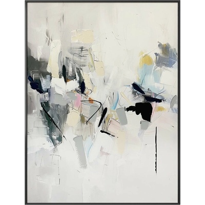 Obraz s ručne maľovanými prvkami 70x100 cm Cro – Styler