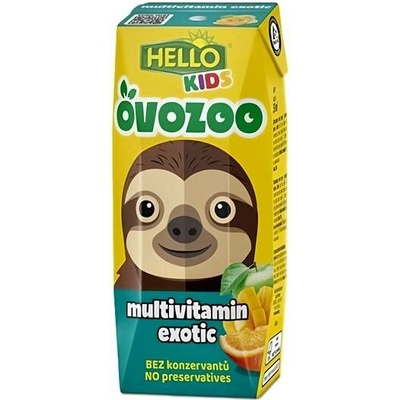 Hello Kids Ovozoo multivitamin exotic 250ml – Hledejceny.cz