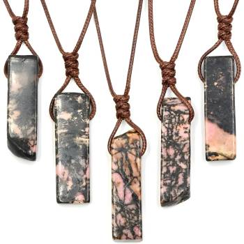 HARAHU Колие Colorful Stone - Кафява / Черна KP28564 (28564)