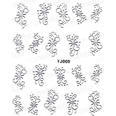Samolepky na nehty stříbrné 05 – Zboží Dáma