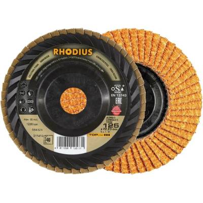 RHODIUS Lamelový brusný kotouč JUMBO LONGLIFE TRIM 125 x 22,23 TOPline 211410