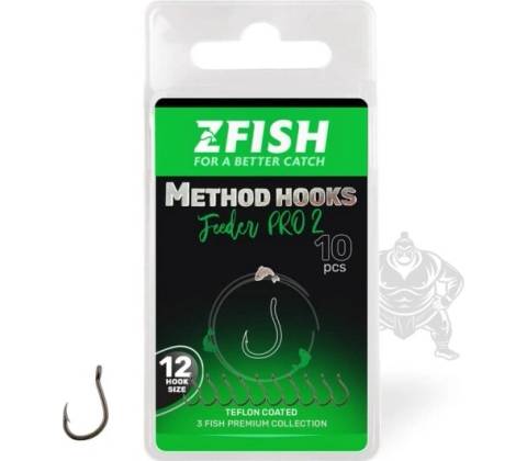 ZFISH Háčky Method Feeder PRO 2 Vel.12