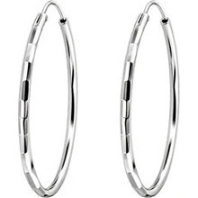 Nubis stříbrné náušnice kruhy NB-3042-30