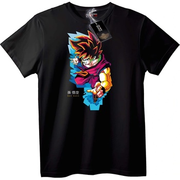 NOONEBRAND Тениска Goku от аниме - 2XL, White