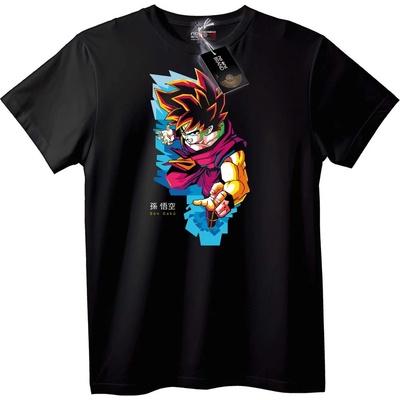 NOONEBRAND Тениска Goku от аниме - 2XL, White