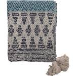 Bloomingville Карирано одеяло Bloomingville 130 x 160 см синьо-сиво (82047690)
