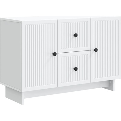 vidaXL Служебен шкаф Бяло 89 x 34, 5 x 60 см Инженерна дървесина (893965)
