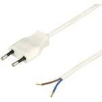 ANCO 321393 H03VV-H2-F 2x0, 75mm2 1, 9m бял проводник с евро щепсел (321393)