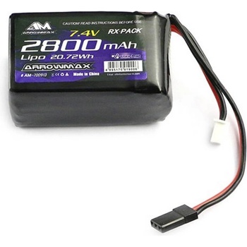 ArrowMax akumulátor prijímača (LiPo) (modelárstvo) 7.4 V 2800 mAh hrb JR; AM-700913