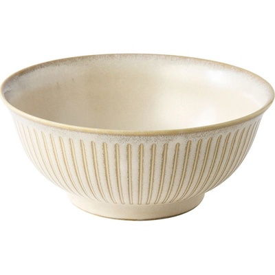 Made In Japan Udon miska Ridged Alabaster 18 cm