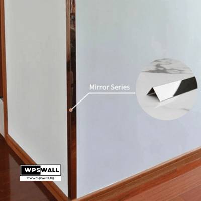 8К Огледална Г-Образна Декоративна Стоманена Лайстна | Цвят: Сребро | 15*15мм, 25*25мм 2500мм