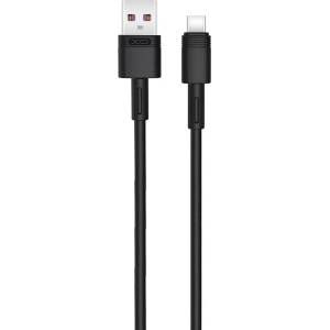 XO Кабел xo nb-q166 usb - usb-c 1, 0 м, 5a, черен