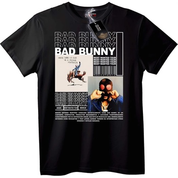NOONEBRAND Тениска Bad Bunny Най-Търсен 2025 - L, Black
