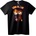 NOONEBRAND Тениска LOVE IS LOVE Chibi Avengers - 7XL, Black