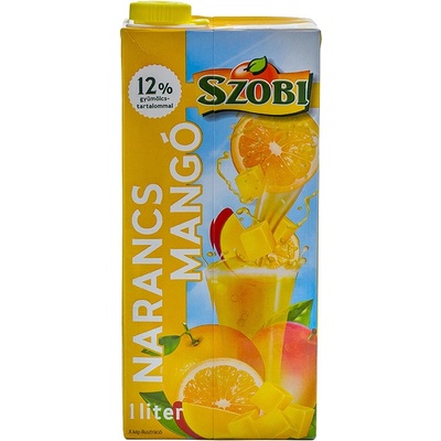 Szobi ovocný nápoj Pomaranč-mango 12% 1 l