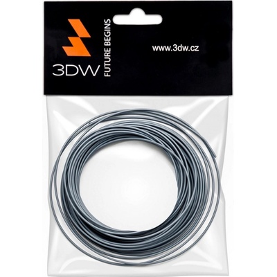 3DW ABS 1,75mm strieborná, 10m, tlač 220-250°C