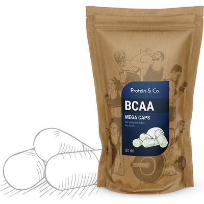 Protein&Co. BCAA MEGA 80 kapsúl