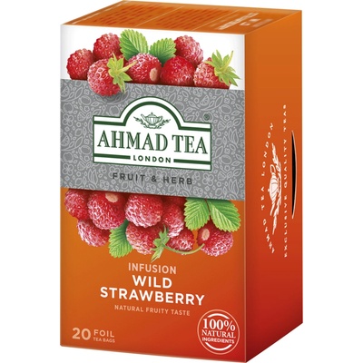 Ahmad Tea Wild Strawberries ovocný čaj 20 x 2 g