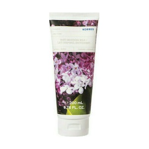 KORRES Ароматно и хидратиращо мляко за тяло Люляк, Korres Body Smoothing Milk Lilac 200ml