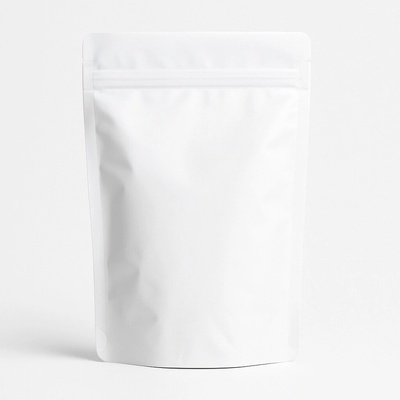 Sáček DOYPACK bílý matný metalizovaný se zipem 500 ml 50 ks