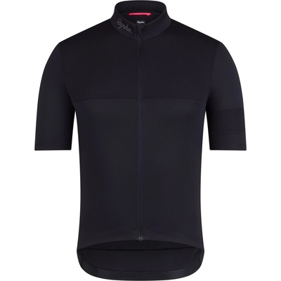 Rapha Мъжка фланелка с къс ръкав за колоездене Rapha Brevet Element Jersey Cycling jersey - Black / Grey (056-3823-0212)