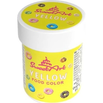 SweetArt gelová barva Yellow 30 g