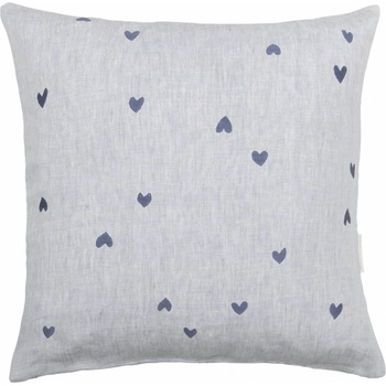 Bastion Collections Ľanový Blue All Hearts 60 x 60 cm