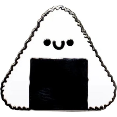 Leon Romer kovový pin onigiri 25 mm