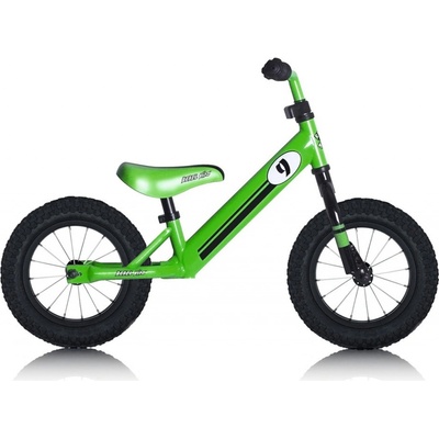 Rebel Kidz učebný Air 12,5' oceľový s motívom pretekov zelený