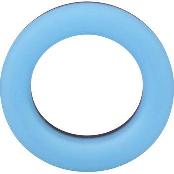 Doc Johnson The Big O - светещ пенис пръстен (син)