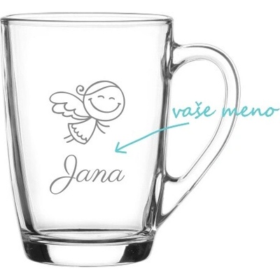 Personalizovaný hrnček s anjelom a menom 300 ml