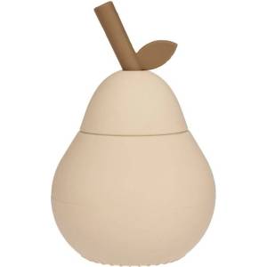 OYOY Mini Кремава силиконова детска чаша Pear - OYOY Mini (M107433)
