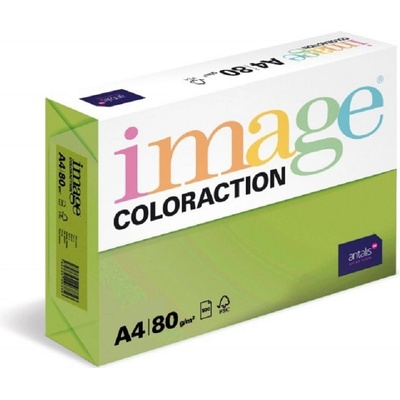Image Coloraction 119086 barevný papír A4 80 g středně zelená 500 ks