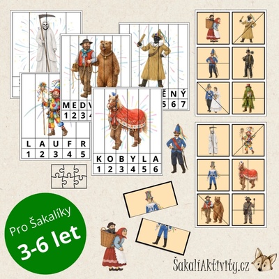 Puzzle - MASOPUST Provedení: Tištěný + laminovaný soubor